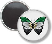 Button Met Magneet - Vlinder Vlag Panjhir - NIET VOOR KLEDING