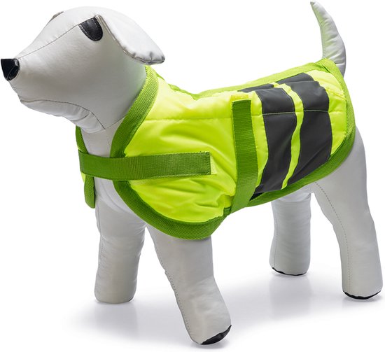 Beeztees Teddie - Hondenjas - Reflecterend - Geel - 40 cm