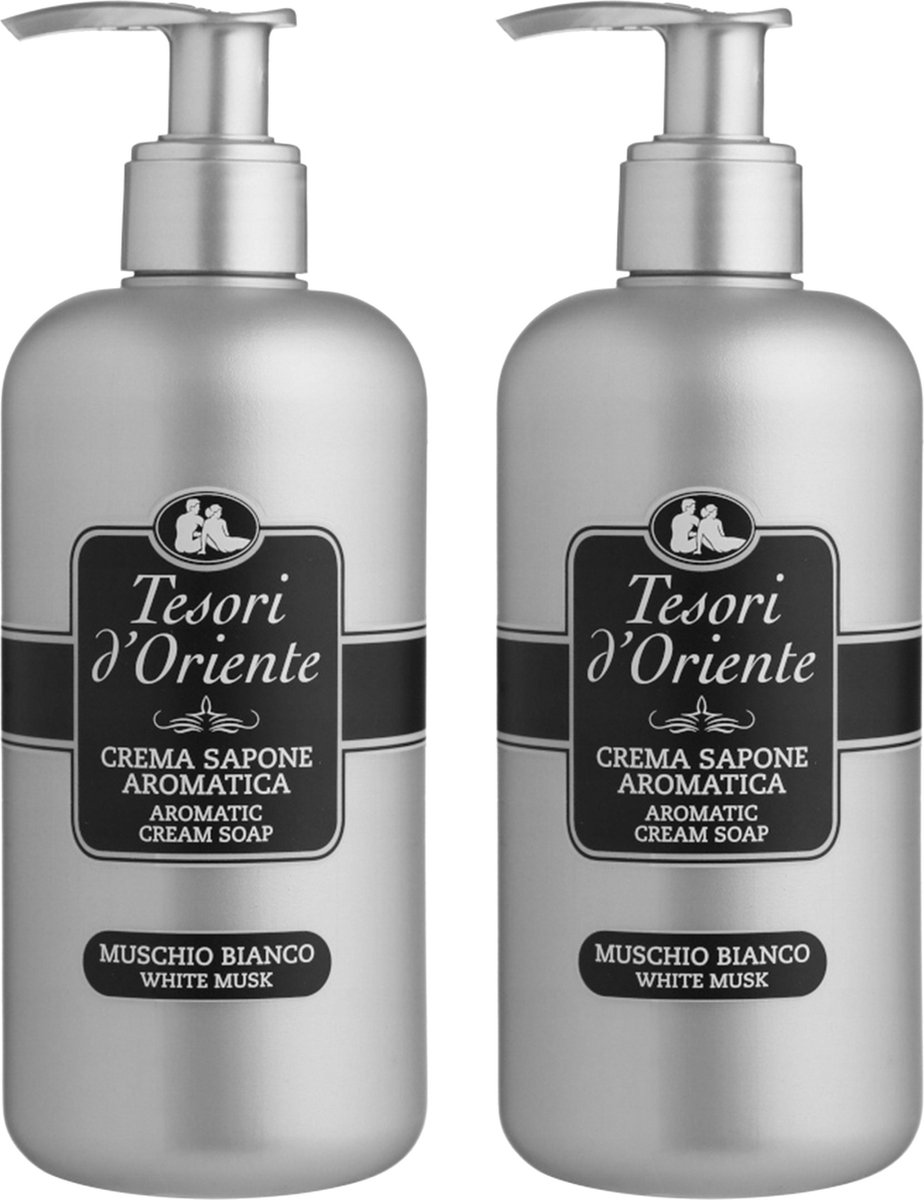 Tesori d'Oriente Hammam vloeibare zeep van witte muskus 300 ml