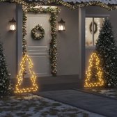vidaXL - Kerstverlichting - kerstboom - met - grondpinnen - 115 - LED's - 90 - cm
