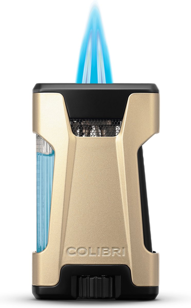 Goedkoopste Colibri Rebel - Dubbele Jet Flame Aansteker - Windproof Sigarenaansteker/Stormaansteker