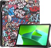 Hoesje Geschikt voor Lenovo Tab M10 (3rd gen) Hoes Case Tablet Hoesje Tri-fold - Hoes Geschikt voor Lenovo Tab M10 (3e gen) Hoesje Hard Cover Bookcase Hoes - Graffity