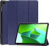 Hoesje Geschikt voor Lenovo Tab M10 (3rd gen) Hoes Case Tablet Hoesje Tri-fold - Hoes Geschikt voor Lenovo Tab M10 (3e gen) Hoesje Hard Cover Bookcase Hoes - Donkerblauw