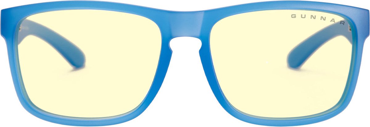 GUNNAR Gaming- en Computerbril - Intercept, Pop Cobalt Frame, Amber Tint - Blauw Licht Bril, Beeldschermbril, Blue Light Glasses, Leesbril, UV Filter