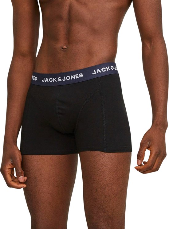 JACK&JONES JACSOLID TRUNKS 5 PACK ON Caleçons Homme - Taille XXL