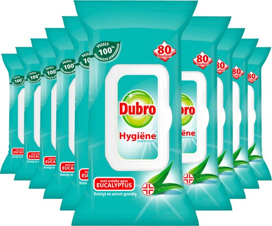 Dubro Hygiene Doekjes - 10 Stuks - Voordeelverpakking