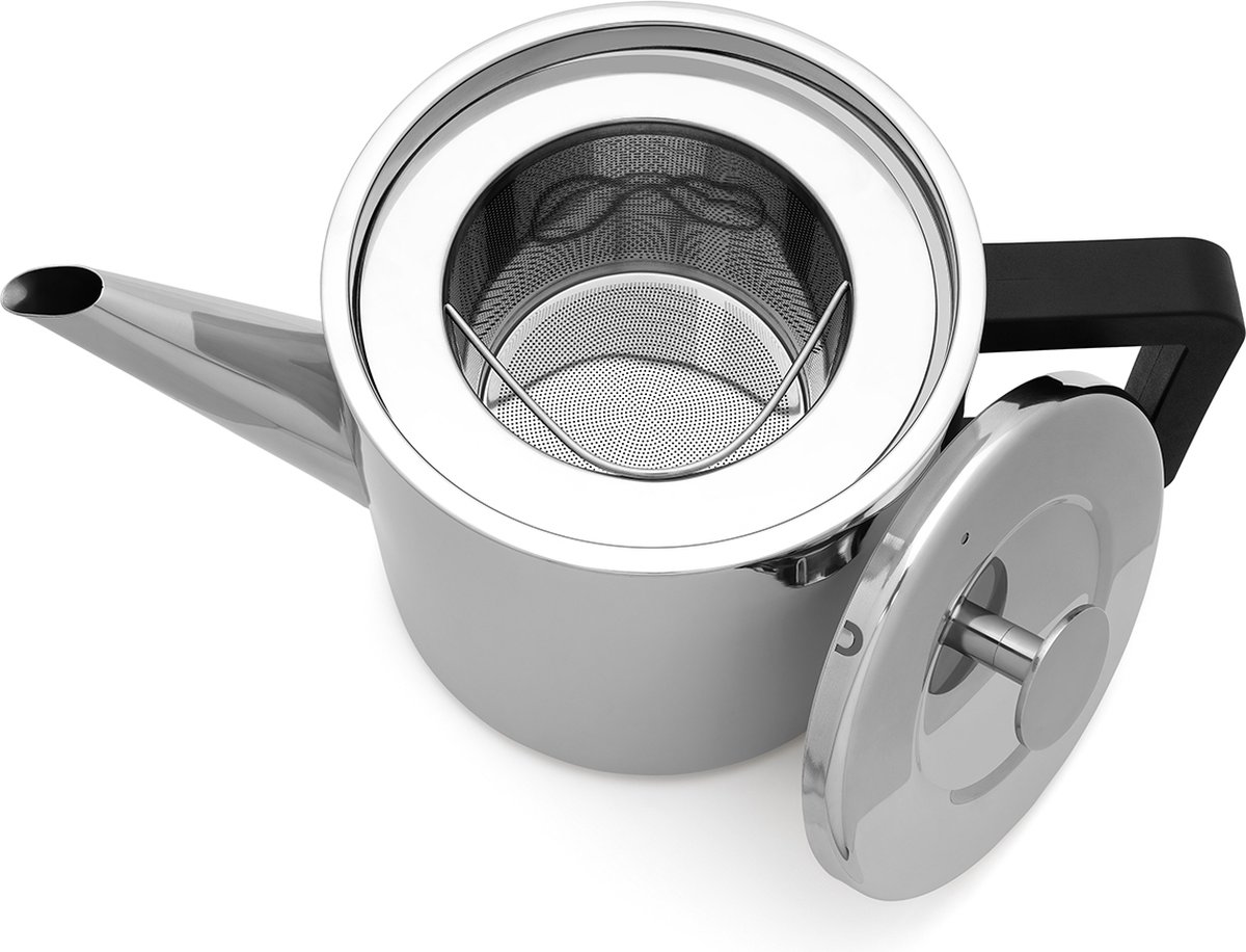 Bredemeijer glazen theepot Ravello 1,2L met RVS filter Bredemeijer glazen theepot Ravello 1,2L met RVS filter
