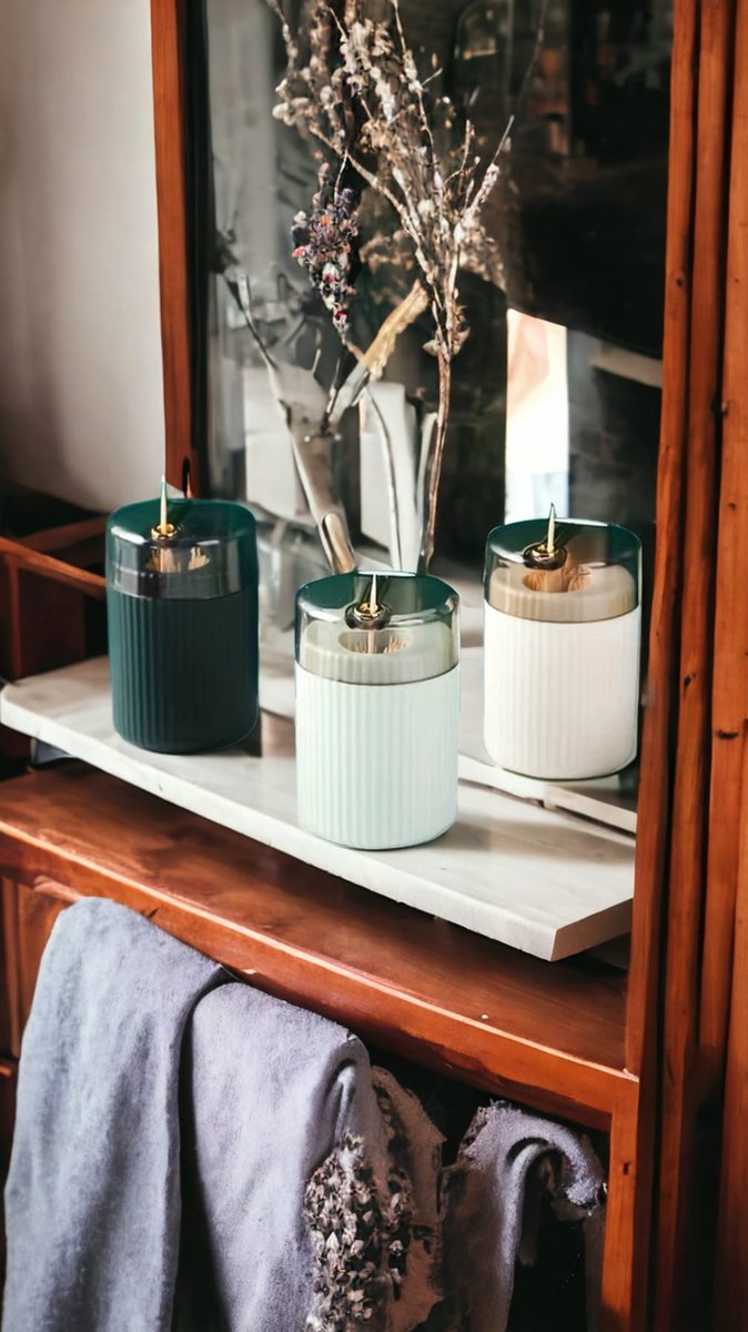 AliRose - Luxe Tandenstoker Houder - Dispenser - Met Push Knop Goud - Veilig En Draagbaar - Mint Groen
