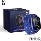 Boba Kinder Smartwatch – Kinder GPS Horloge – Kinderen Smartwatch – Kinder Smartwatch Horloge GPS – Horloge Kind – Met SOS-knop, Belfunctie & Berichten – Blauw