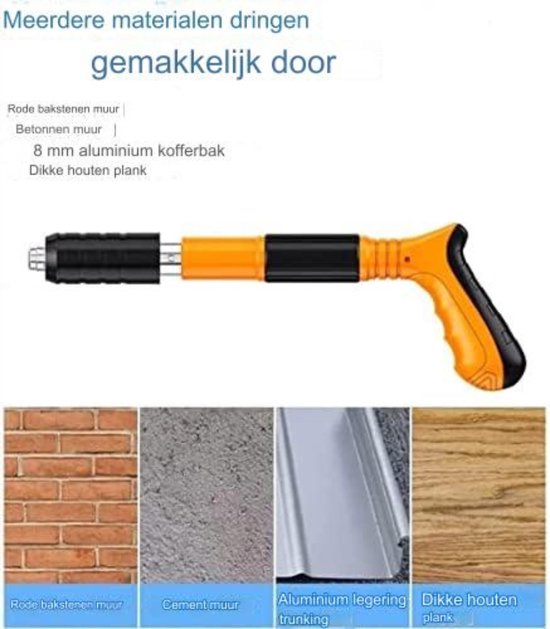 Spijkers voor nagelpistool met moeren