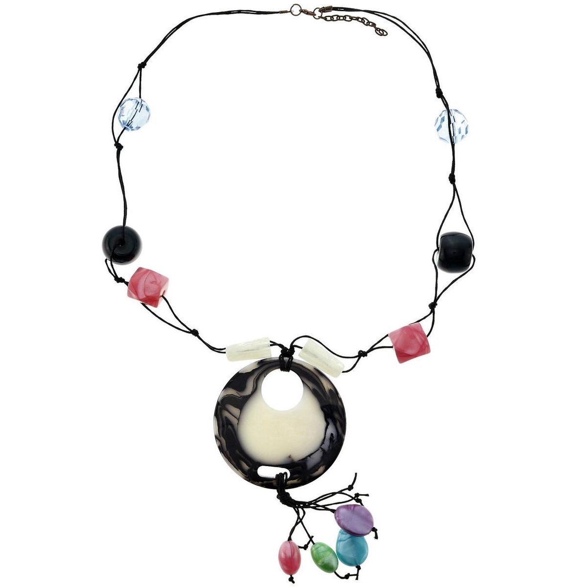 Behave - ketting met grote ronde hanger - creatieve statement stijl