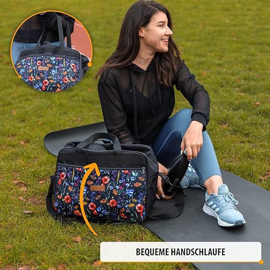 Damesreistas Easyjet Handbagagetas Sporttas Weekendtas Zwemtas Waterdichte reistas Plunjezak Fitnesstas Trainingstas Ziekenhuistas met schoenenvak,M1-zwart