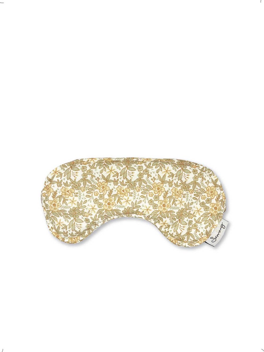 Duurzaam cadeau - Nacht oogmasker - Slaapmasker - Zero waste - Vintage bloemen - Slaap masker mannen & vrouwen - Nachtrust