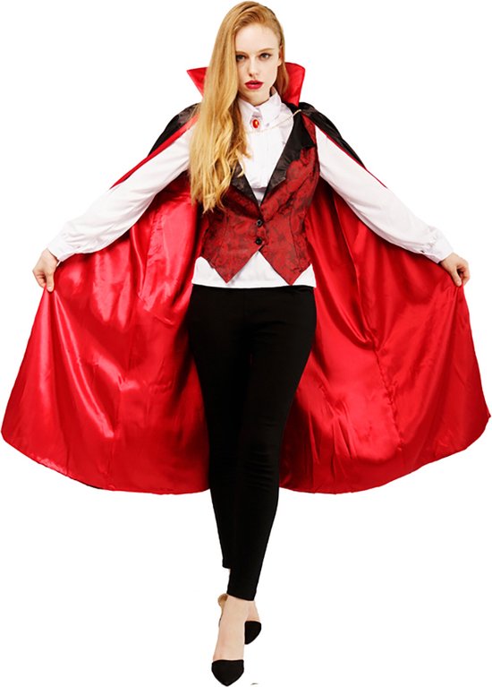 Vampier kostuum - Vampier pak - Halloween kostuum - Carnavalskleding - Carnaval kostuum - Dames - Maat M
