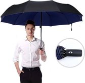 Livano Moderne Stormparaplu - Windproof Paraplu - Opvouwbaar Stormproef - Automatisch Uitklapbaar - Umbrella - Donkerblauw