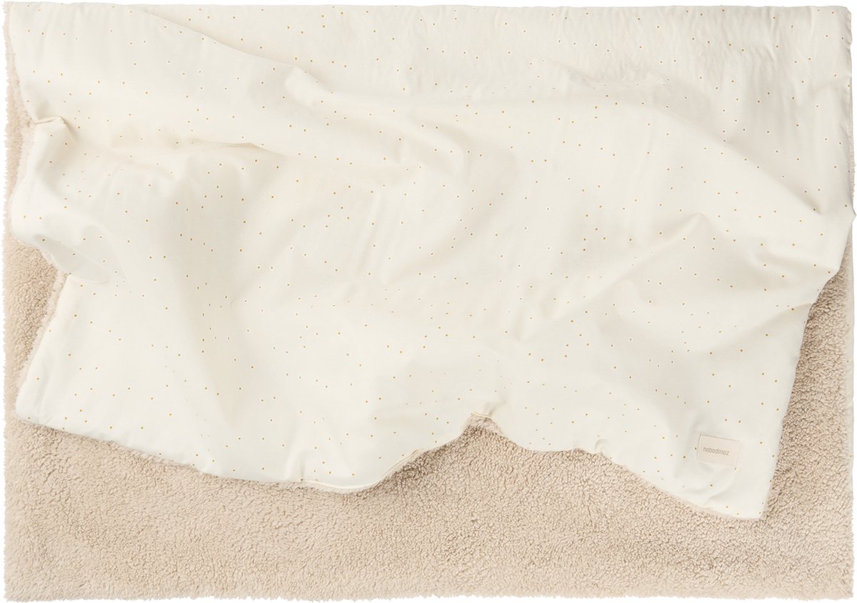 Nobodinoz Stories Winter deken 100x140cm - Honey Sweet Dots Natural