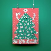 OMY Reuzenposter - Kerstboom