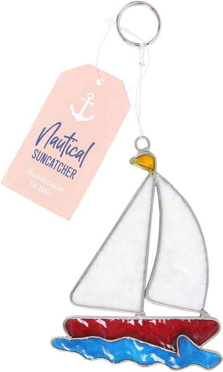 Something Different - Sailboat Raamhanger/Suncatcher - Multicolours