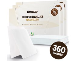 Mr. Green Mind Wasstrips ECO 360 Wasbeurten Parfum Vrij Wasmiddel Milieuvriendelijke Wasstrips Wasmiddel Voordeelverpakking incl. wasverzachter