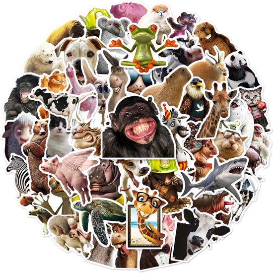 Funny Animals' Sticker