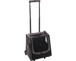 Flamingo Calypto - Smart Trolley Honden - Smart Trolley Calypto Zwart M 35x36x44,5cm - 1st - 136540 - 1st