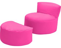 Zitzak - Kinder Zitzakken met Voetenbank - Zitzak Kind - Binnen & Buiten Zitzak Lounge - Duurzaam Gaming Zitzak Stoel - Bean bag Ligstoel