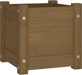 vidaXL-Plantenbak-31x31x31-cm-massief-grenenhout-honingbruin