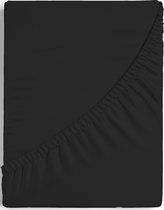 Hoeslaken zwart - Katoen - 90x200cm