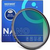 Neewer® - 49mm True Color Circulair Polariserend Filter - HD Optisch Glas Polarisator met Dubbelzijdige 30-Laags Nano Coatings voor Verbeterde Beeldkwaliteit - Waterbestendig, Krasbestendig en Bestand tegen Vingerafdrukken