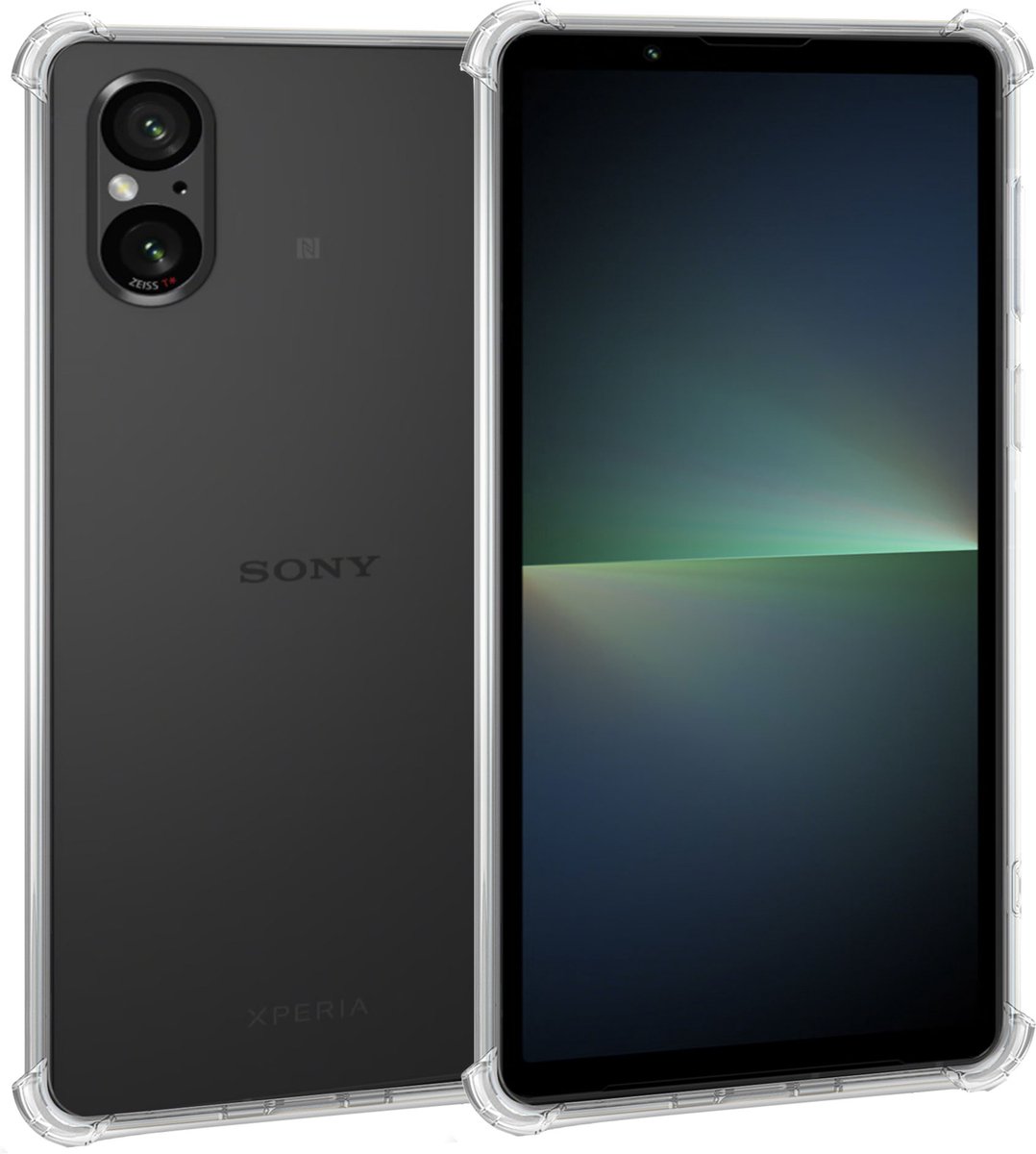 Geschikt voor Sony Xperia 5 V Hoesje – Shock Proof Case – Cover Transparant