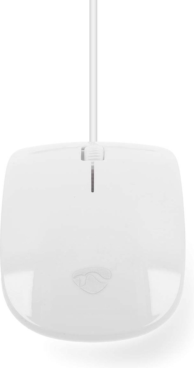 Nedis Bedrade Muis - DPI: 1000 dpi - Aantal knoppen: 3 - Tweehandig - 1.20 m - Stille muis