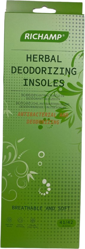 Richamp Antibacteriële En Deodorant Inlegzool - Maat 39/40