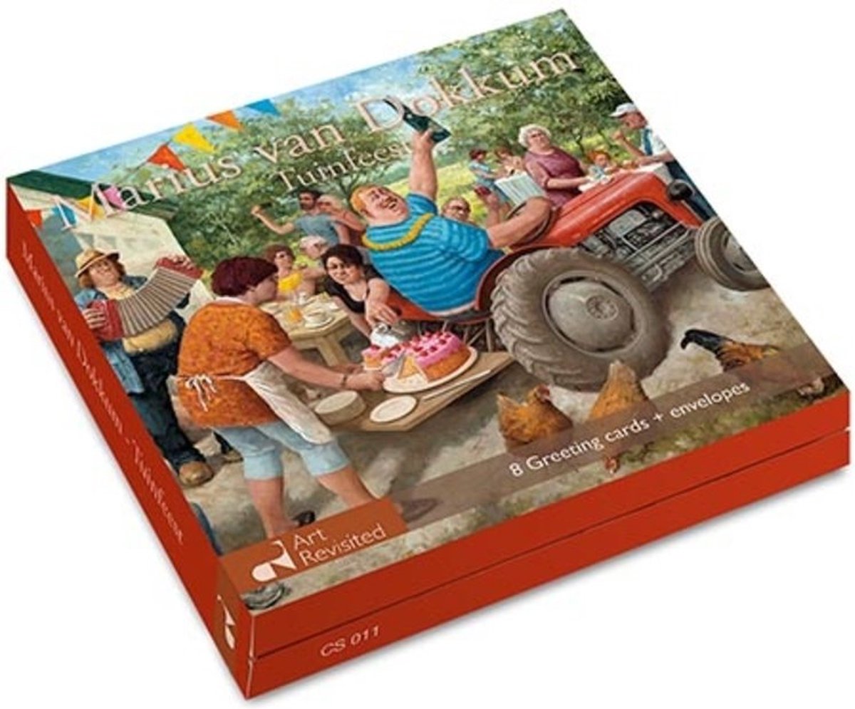 Kaartenmapje Marius van Dokkum - Tuinfeest