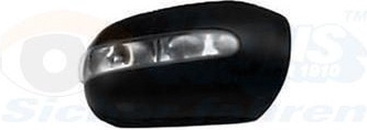 Mercedes S klasse, W220, 1998 - 2005 - spiegelkap, zwart, wit knipperlicht, links, 10/2002 -