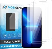 Mobigear Screenprotector geschikt voor Apple iPhone 13 | Mobigear Screenprotector Folie - Case Friendly (3-Pack)