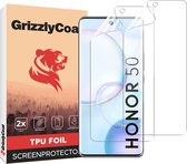 GrizzlyCoat Screenprotector geschikt voor HONOR 50 Hydrogel TPU | GrizzlyCoat Screenprotector - Case Friendly (2-Pack)