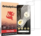 GrizzlyCoat Screenprotector geschikt voor Google Pixel 7 Pro Hydrogel TPU | GrizzlyCoat Screenprotector - Case Friendly + Installatie Frame (2-Pack)