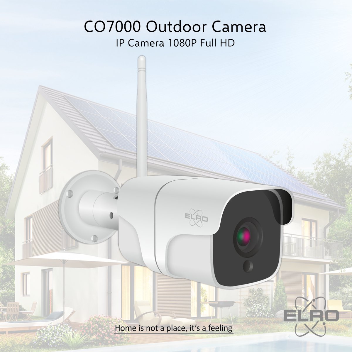 ELRO CO7000 Outdoor Wifi Beveiligingscamera met Nachtzicht - afbeelding 3
