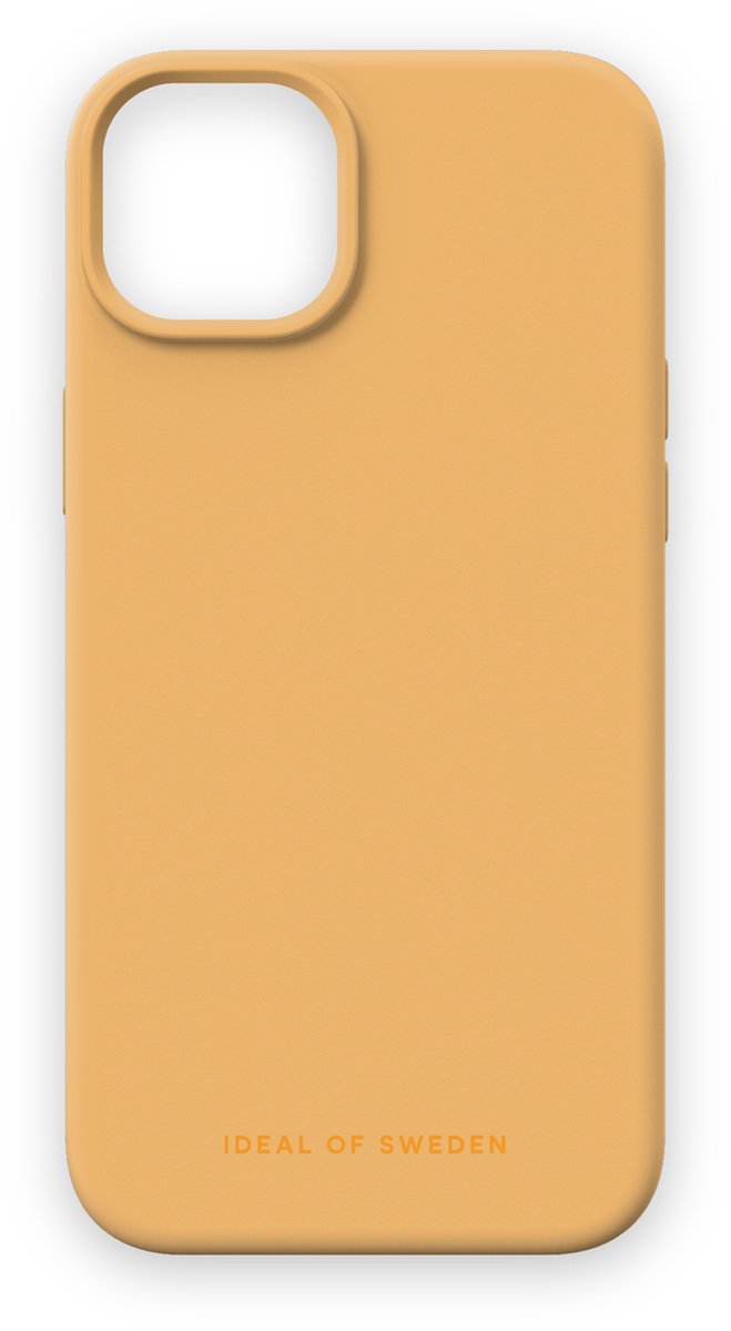iDeal of Sweden Silicone Case MagSafe iPhone 15 Plus Apricot