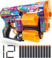 X- Shot Skins Dread blaster - Sonic the Hedgehog-Robotnik skin (12 flèches) par ZURU