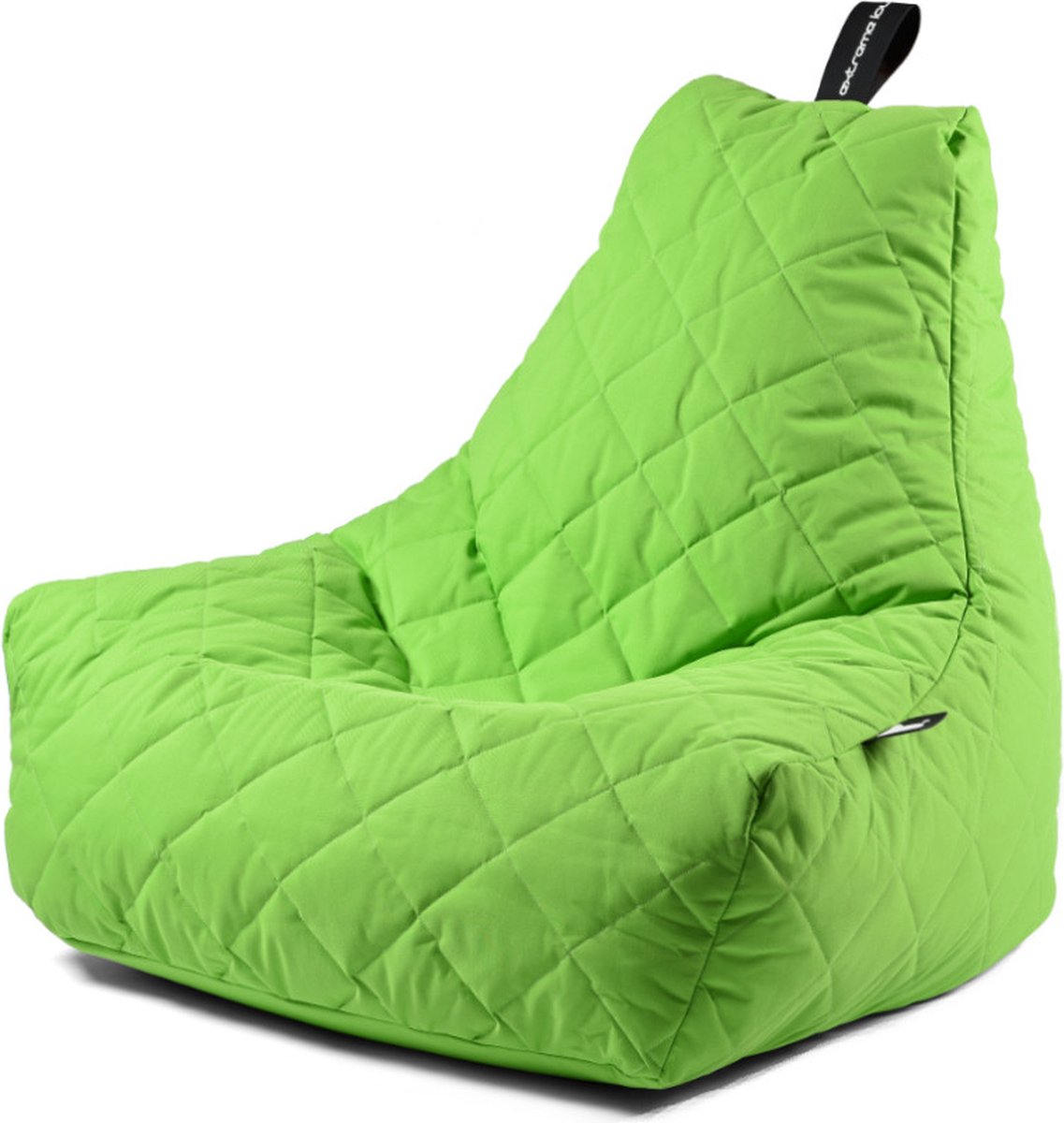 Extreme Lounging - b-bag mighty-b quilted- zitzak voor volwassenen - binnen & buiten - uv- en waterbestendig - Lime