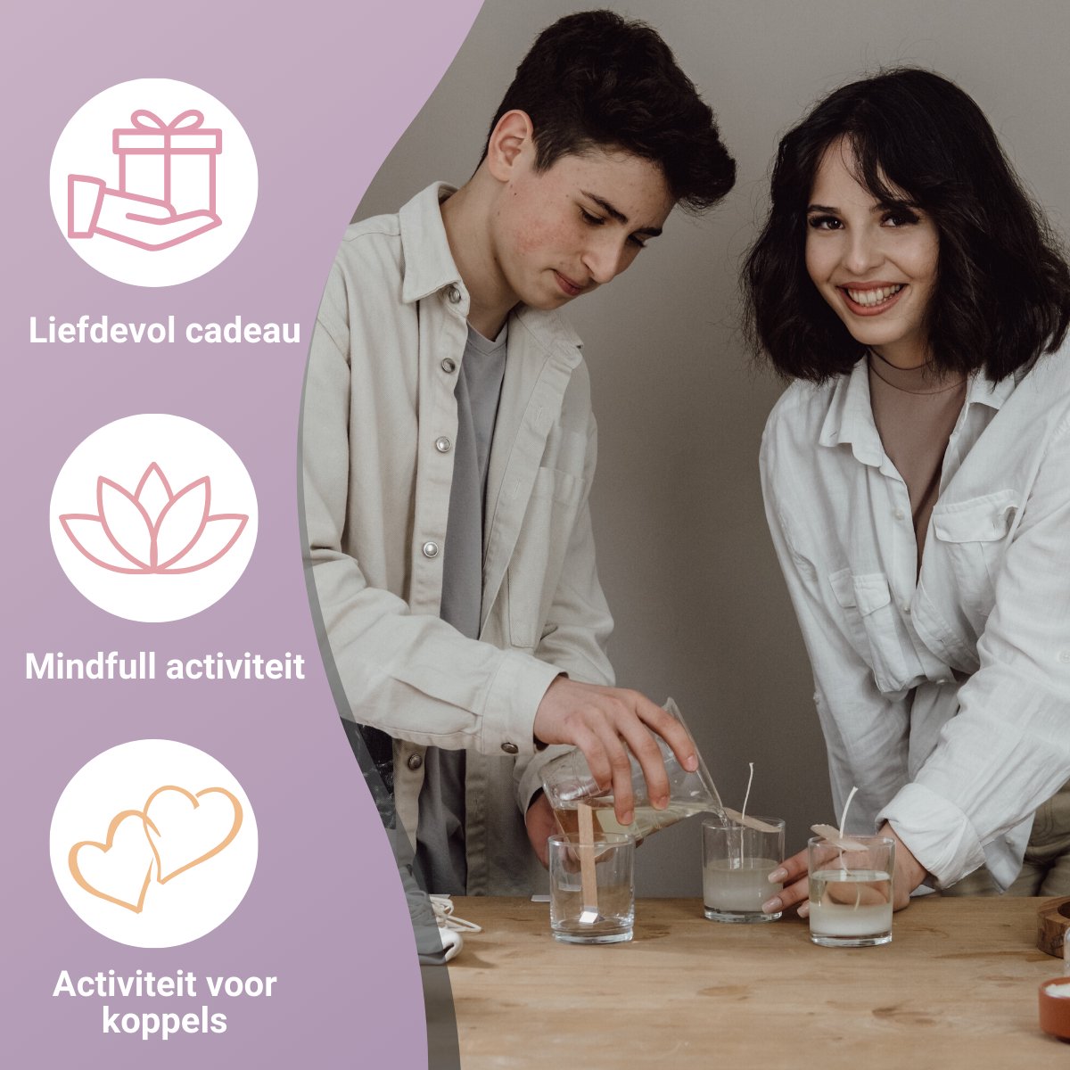 JT Products Kaarsen Maken Set - 240 Gram Soja Was - E-book - Starterspakket - Kaarsen Maken Voor Volwassenen - Candle Making Kit - Zelf Kaarsen Maken - DIY - Creatief - Soja Wax - Moederdag Cadeau - Cadeautje Voor Mama — afbeelding 8