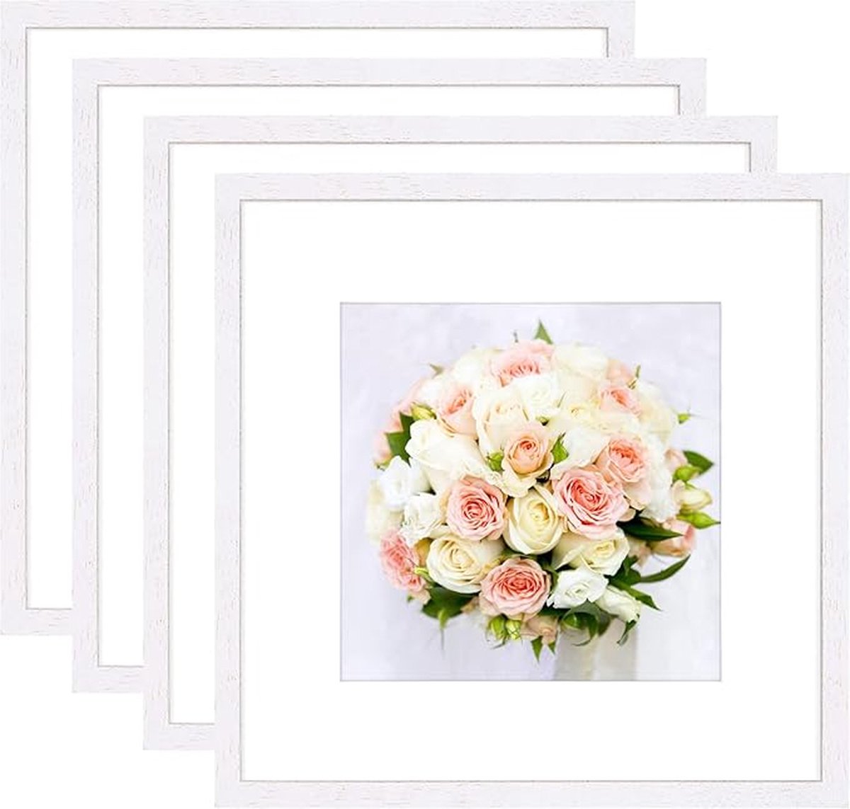 fotolijst \ Fotolijst Set - wanddecoratie / muurdecoratie : 4 Pack 30x30cm