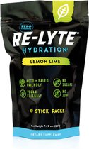 Re-Lyte | Electrolyte Drink Mix | Lemon Lime 30 Stick Packs | 30 x 6.3 gram