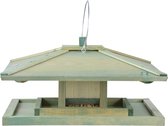 Esschert Design Vogelvoederhuisje - Groen - 21 cm x 38.5 cm x 21 cm