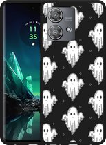 Cazy Hoesje Zwart geschikt voor Motorola Edge 40 Neo Spookjes