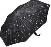 Winddichte opvouwbare reisparaplu, regenparaplu voor mannen, vrouwen en familie, automatisch openen en sluiten, houten handvat