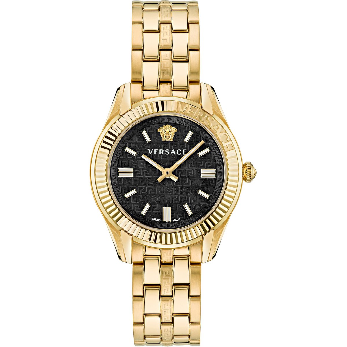 Versace Greca Time VE6C00623 Horloge - Staal - Goudkleurig - Ø 35 mm