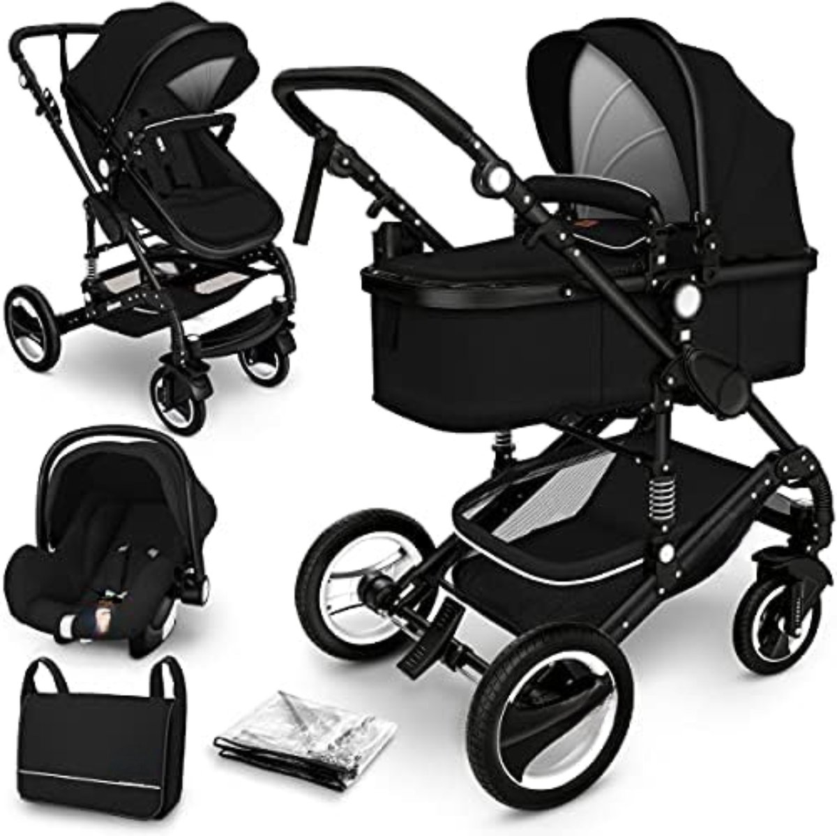 3 In 1 Kinderwagen Test Kinderwagen 3 in 1 - Babywagen 3 in 1 - Wandelwagen - Kinderwagen 3 in