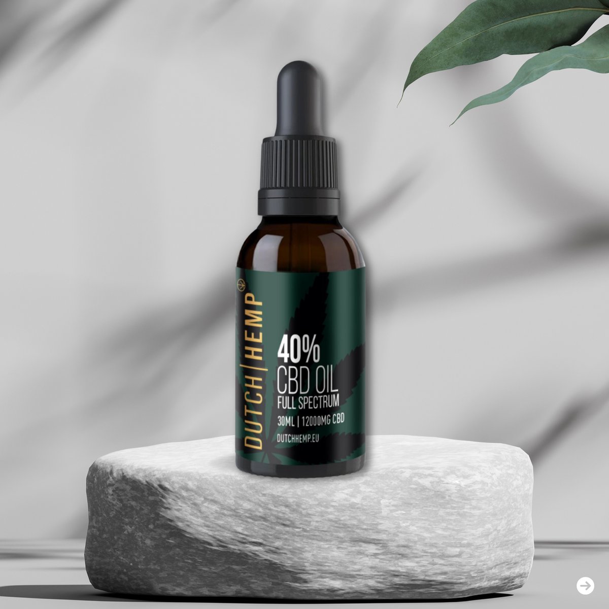 Dutch Hemp CBD-olie 40% - 30 ml - full spectrum